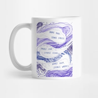 Meditation and mindfulness breathing resource Mug